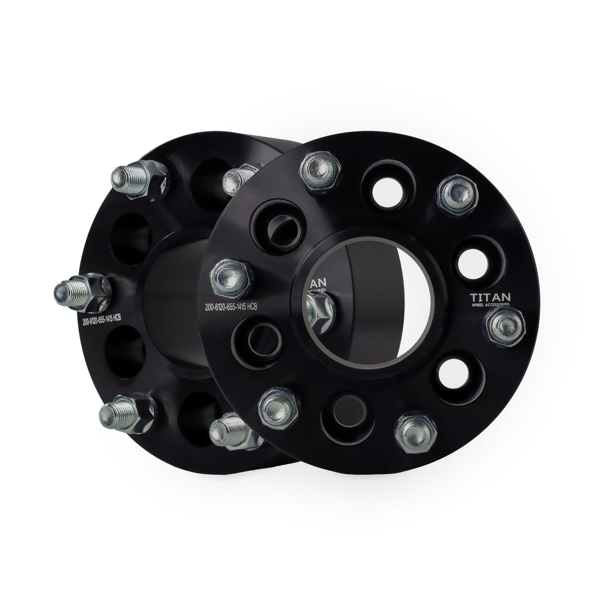 2" (50mm) 6x120 To 6x5.5 (6x139.7) Wheel Adapters | Hubcentric 66.9 | 14x1.5 Studs — pair of 2