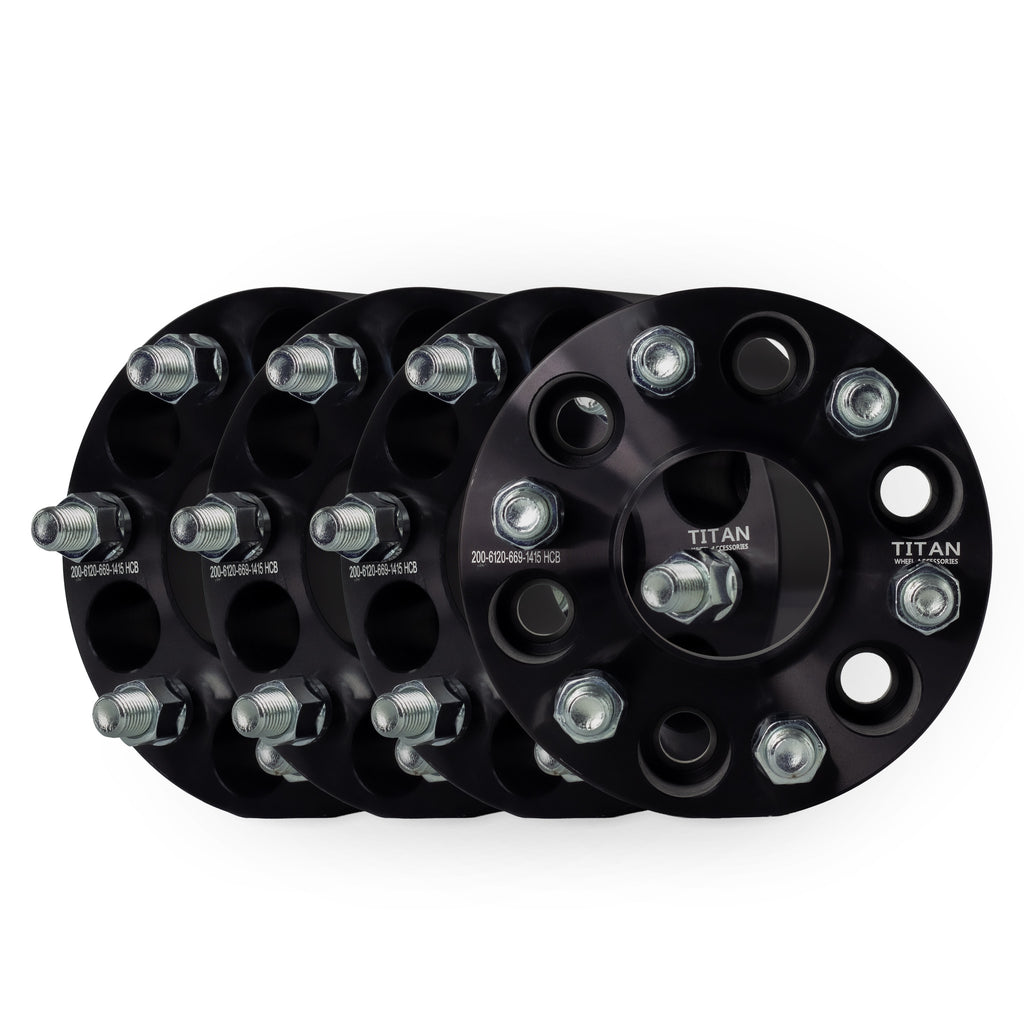 2" (50mm) Wheel Spacers for GMC Canyon Chevy Colorado | 6x120 | 66.9 Hubcentric |14x1.5 Studs — set of 4