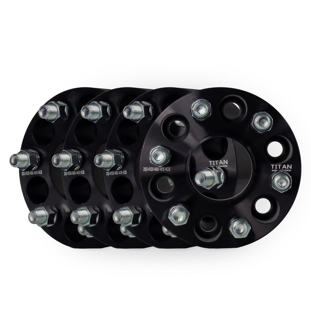 2" (50mm) Wheel Spacers for GMC Canyon Chevy Colorado | 6x120 | 66.9 Hubcentric |14x1.5 Studs — set of 4