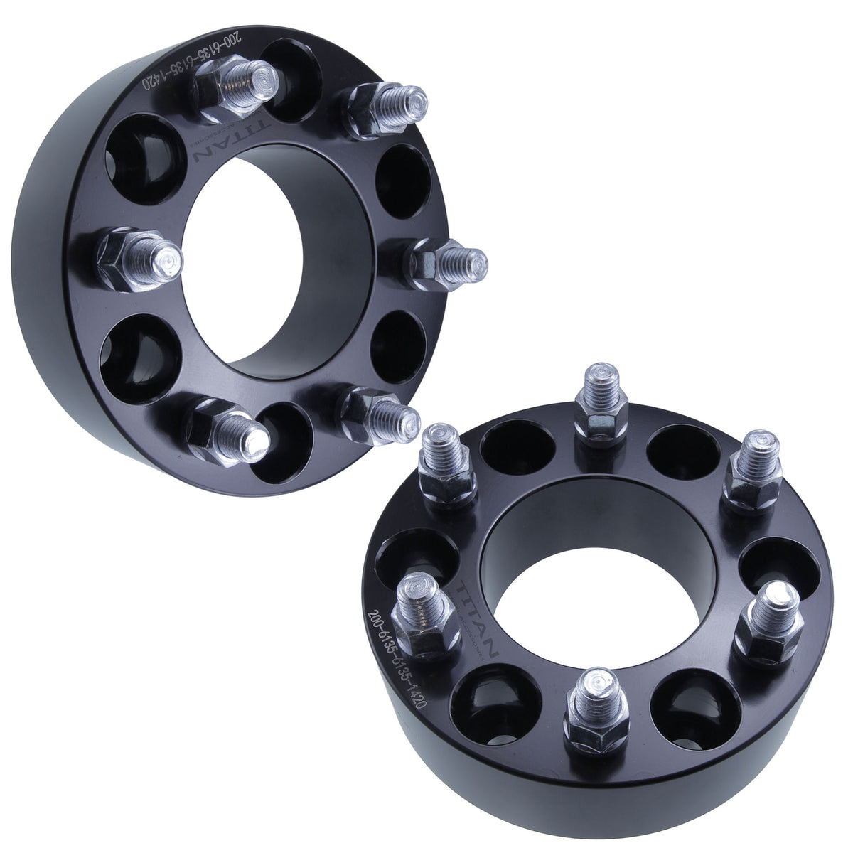 2" (50mm) Wheel Spacers for Ford F-150 Expedition | 6x135 | 14x2 Studs — view 2