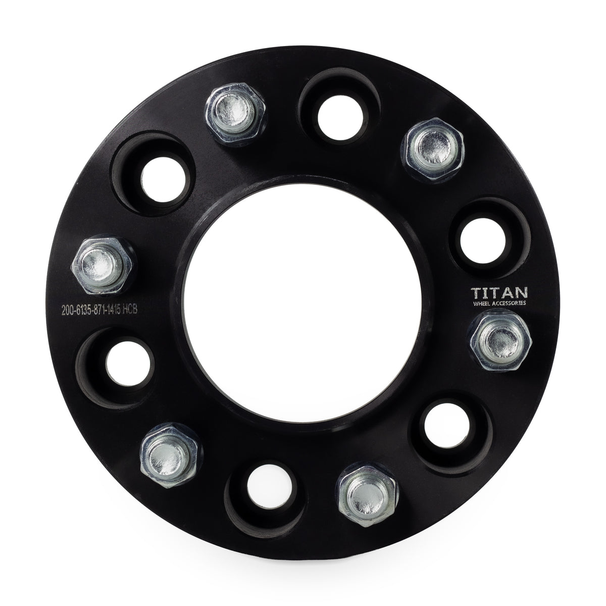 2" (50mm) Wheel Spacers for Ford F150 2015+ | 6x135 | 87.1 Hubcentric |14x1.5 Studs — front view