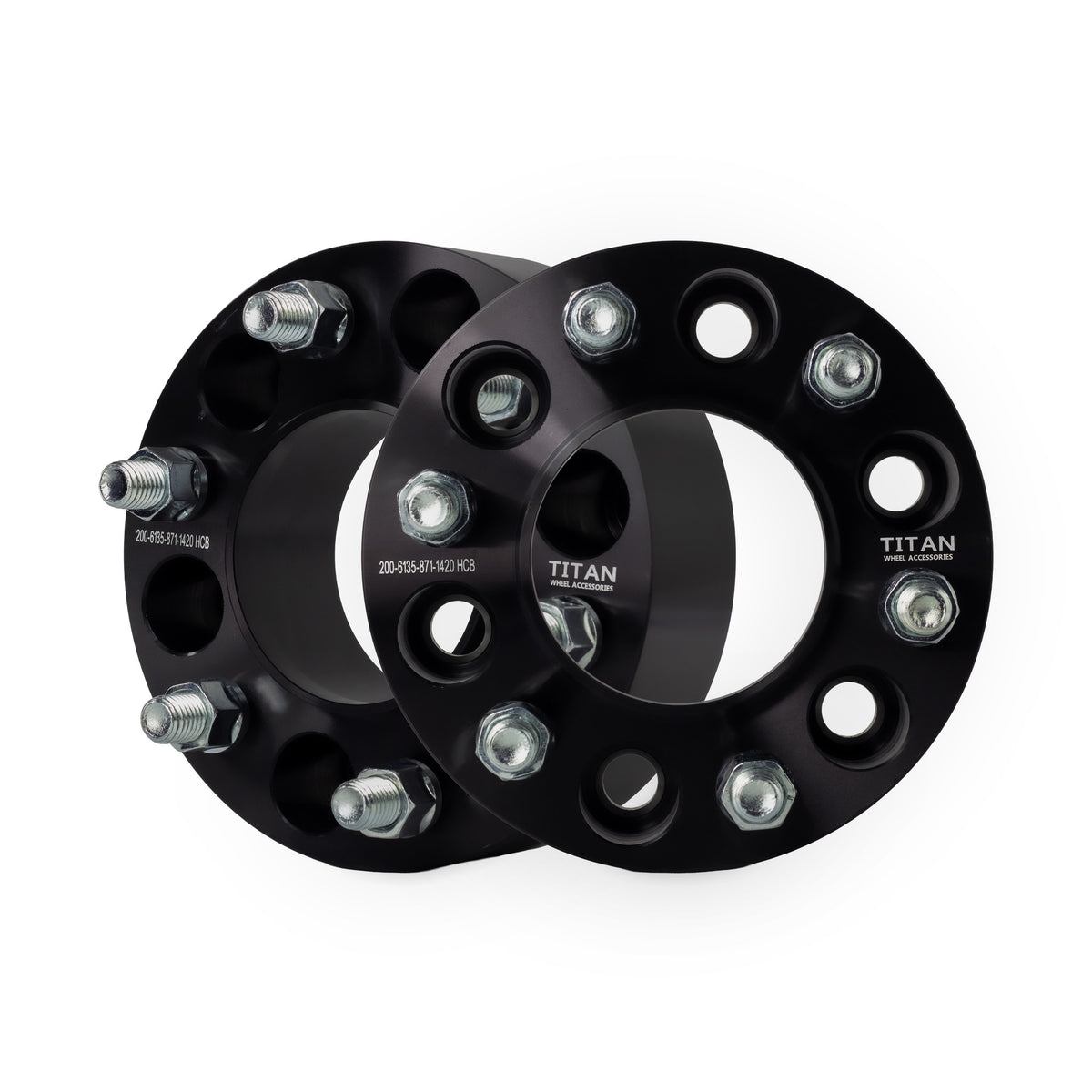 2" (50mm) Wheel Spacers for Ford Expedition F150 Lincoln Navigator | 6x135 | 87.1 Hubcentric |14x2 Studs — pair of 2