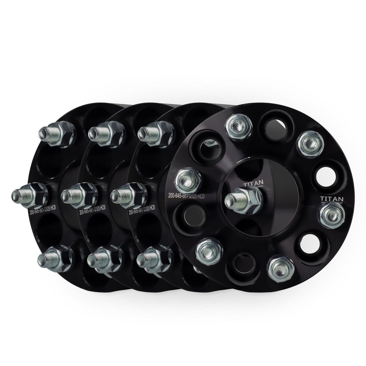 2" (50mm) Wheel Spacers for Nissan Frontier Pathfinder Xterra | 6x114.3 (6x4.5) | 66.1 Hubcentric |12x1.25 Studs — set of 4