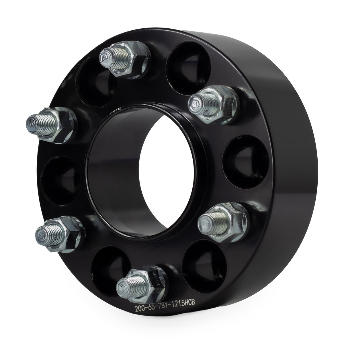 2" (50mm) Wheel Spacers for Chevy Trailblazer GMC Envoy | 6x5 | 78.1 Hubcentric |12x1.5 Studs — front three-quarter view