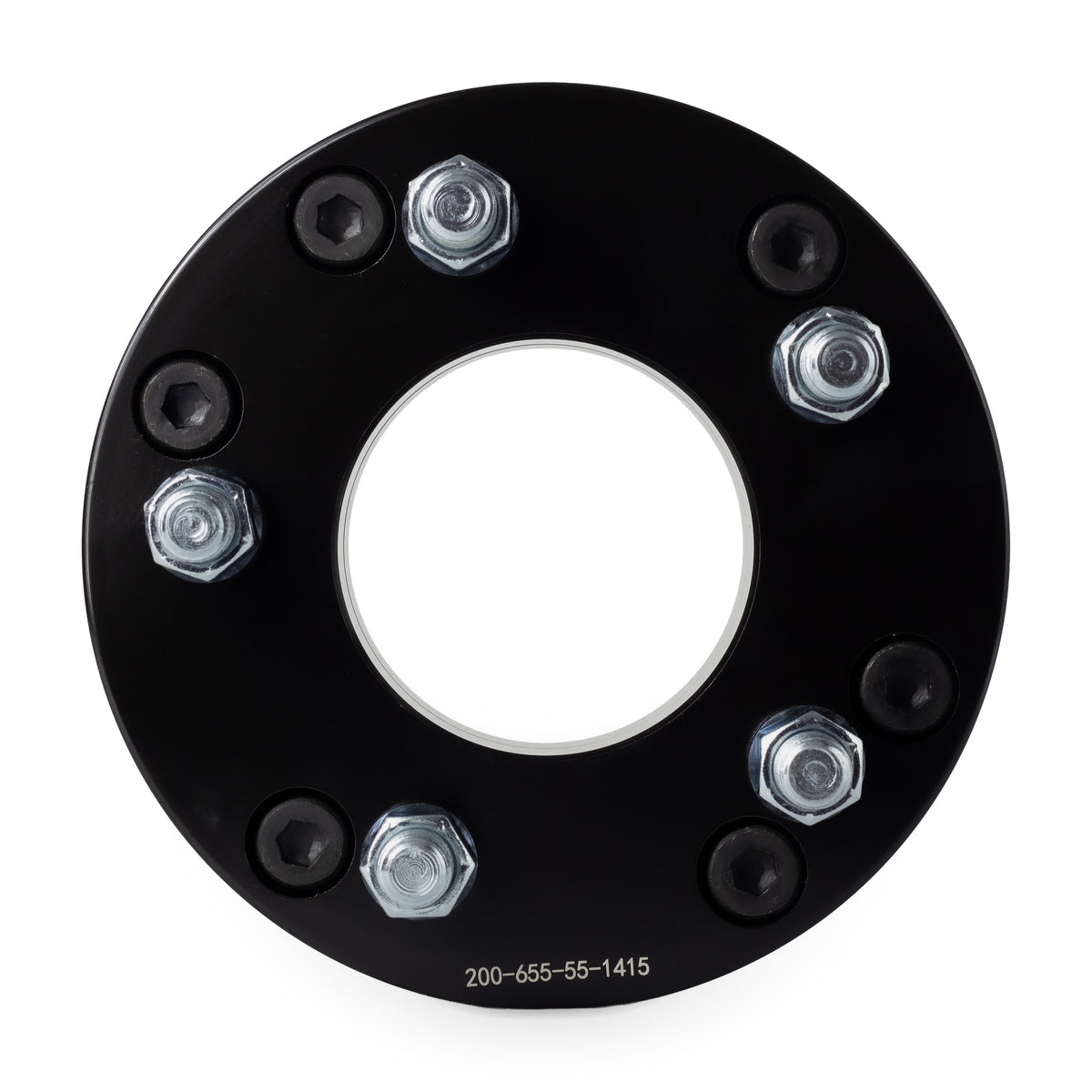 2" 6x5.5 to 5x5 Wheel Adapters for GMC Sierra Chevy Silverado 1500 Ram 1500| 14x1.5 Studs — front view