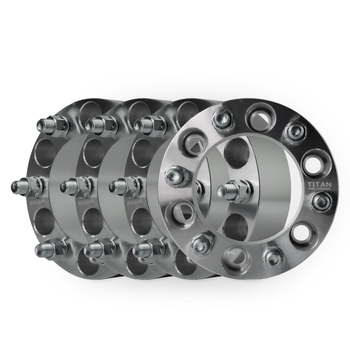 2" (50mm) Wheel Spacers for Chevy Silverado GMC Sierra 1500 | 6x5.5 (6x139.7) | 14x1.5 Studs — set of 4