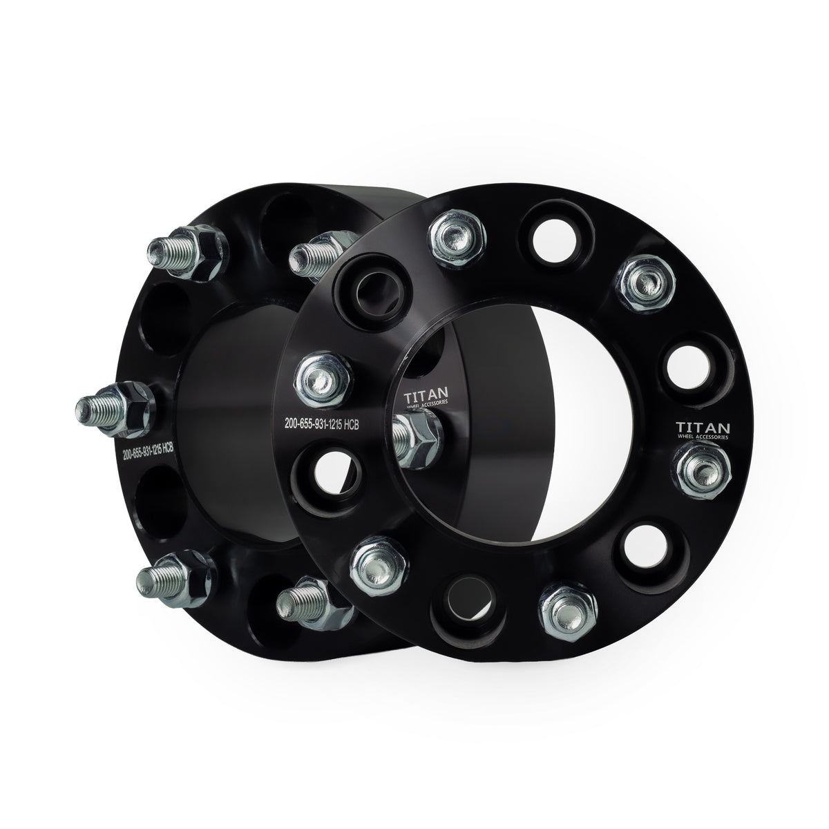 2" (50mm) Wheel Spacers for Ford Bronco 2021-2022 Ranger 2019+ | 6x5.5 (6x139.7) | 93.1 Hubcentric | 12x1.5 Studs — pair of 2