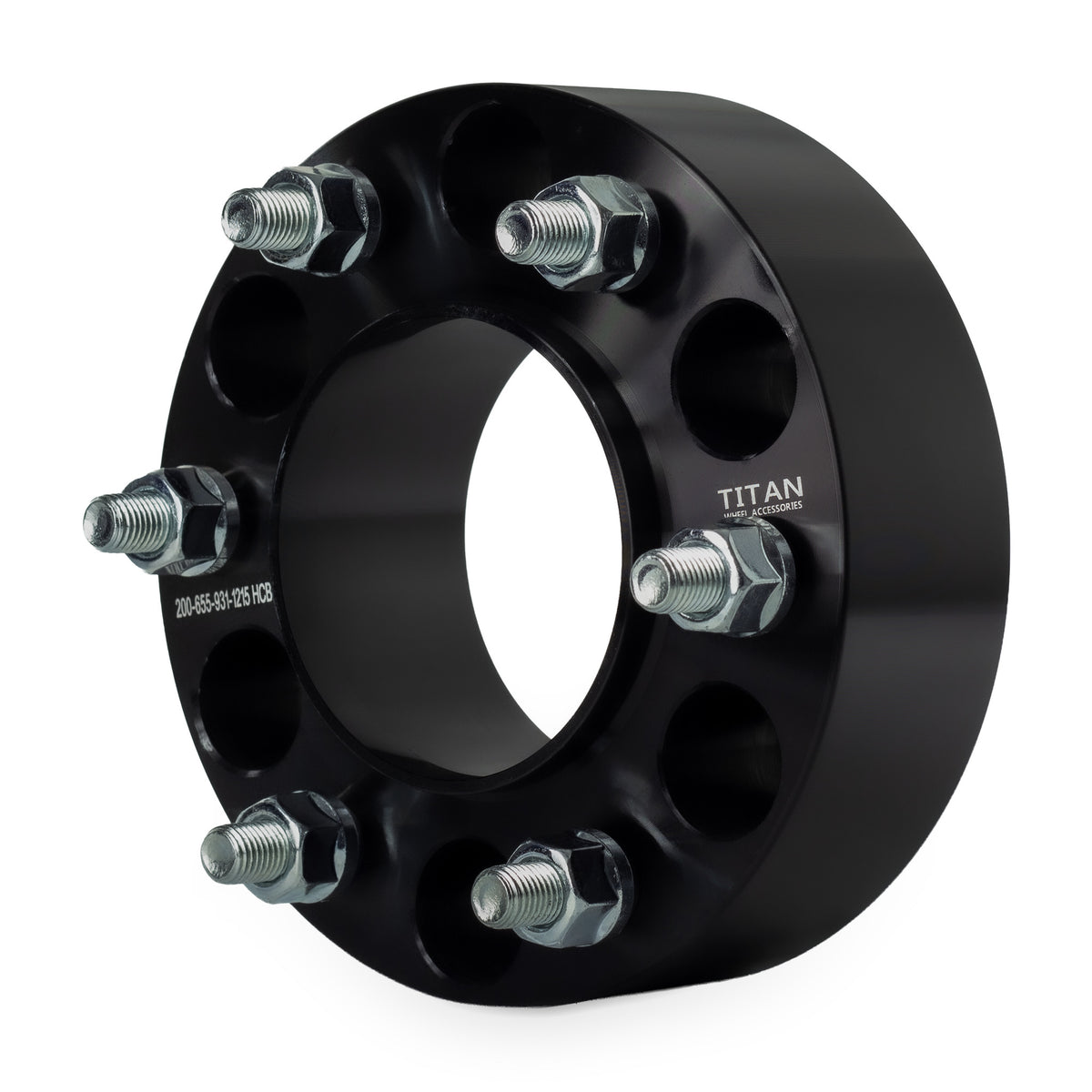 2" (50mm) Wheel Spacers for Ford Bronco 2021-2022 Ranger 2019+ | 6x5.5 (6x139.7) | 93.1 Hubcentric — front three-quarter view
