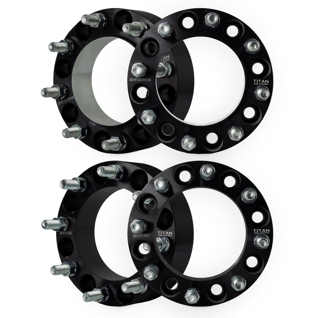 2" Wheel Spacers for Ford 1999-2025 F250 F350 | 8x170 | Hubcentric | 14x1.5 Studs — b4pack