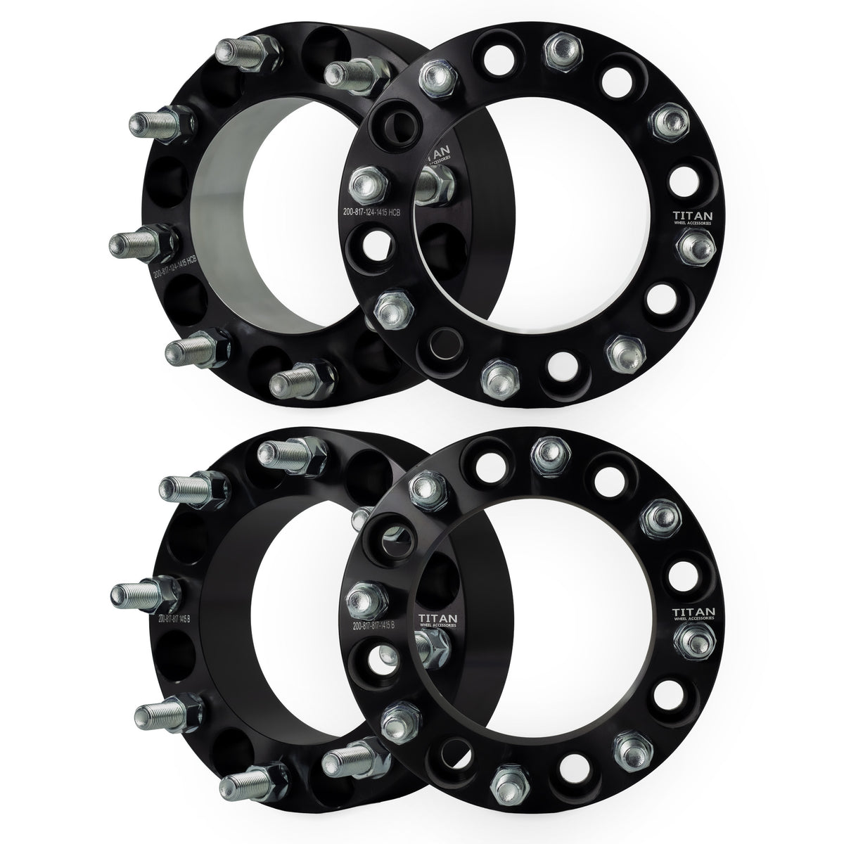 2" Wheel Spacers for Ford 1999-2025 F250 F350 | 8x170 | Hubcentric | 14x1.5 Studs — b4pack
