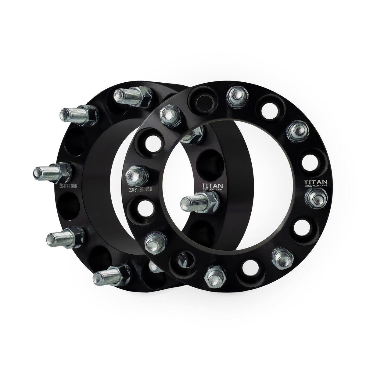 2" (50mm) Wheel Spacers for 1999-2016 Ford F250 F350 Super Duty | 8x170 | 14x1.5 Studs — pair of 2