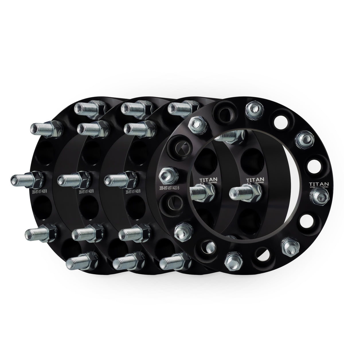 2" (50mm) Wheel Spacers for Ford F250 F350 Super Duty | 8x170 | 14x2 Studs — set of 4