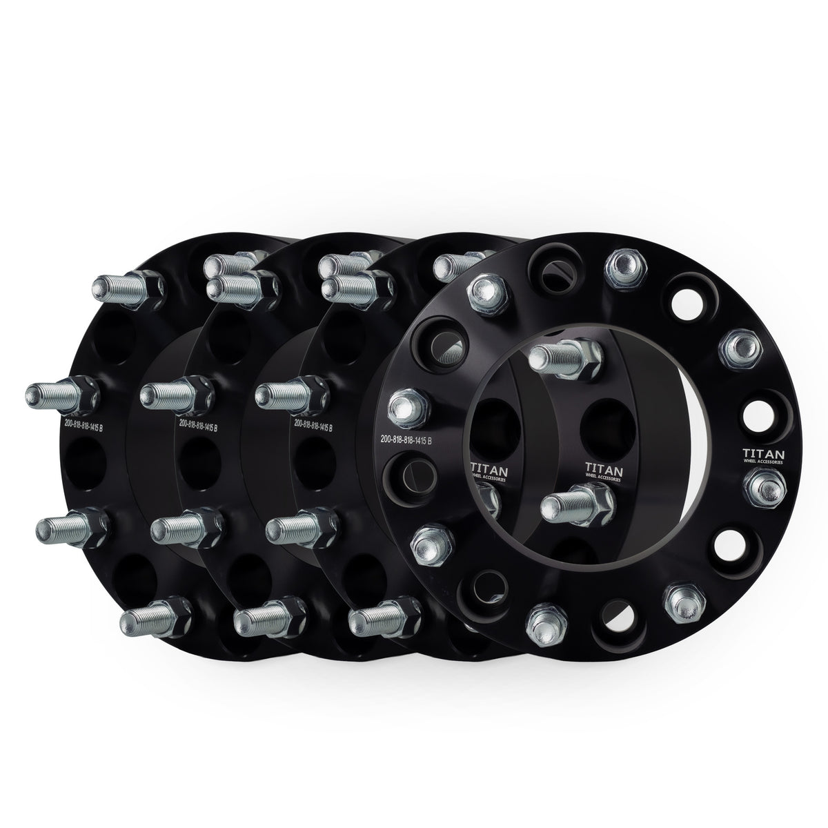 2" (50mm) Wheel Spacers for Chevy Silverado GMC Sierra 2500 3500 | 8x180 | 14x1.5 Studs — set of 4