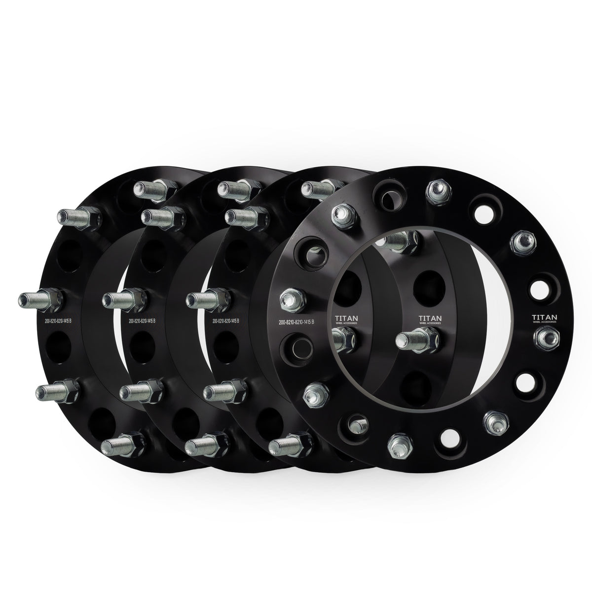 2" (50mm) Wheel Spacers for Chevy Silverado GMC Sierra 3500HD Dually | 8x210 | 14x1.5 Studs — set of 4