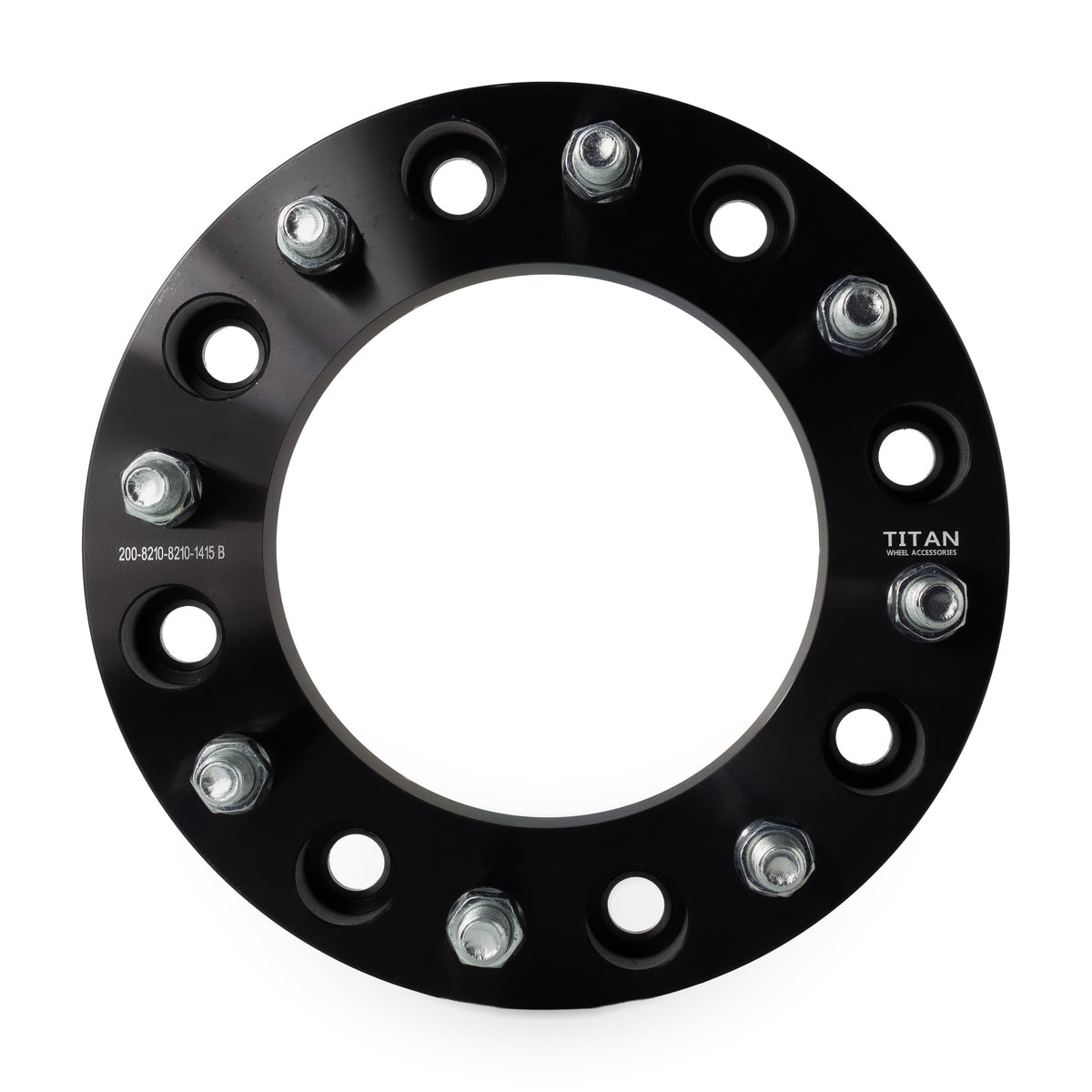 2" (50mm) Wheel Spacers for Chevy Silverado GMC Sierra 3500HD Dually | 8x210 | 14x1.5 Studs — front view
