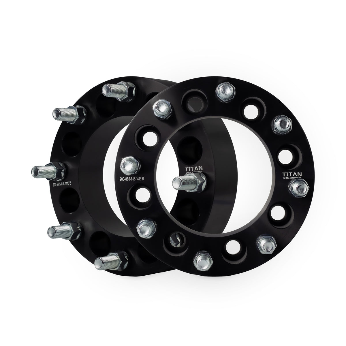 2" (50mm) 8x6.5 To 8x180 Wheel Adapters for GMC Savana 2500 3500 Sierra 1500 2500 3500 Yukon XL 2500 Hummer H2 — pair of 2