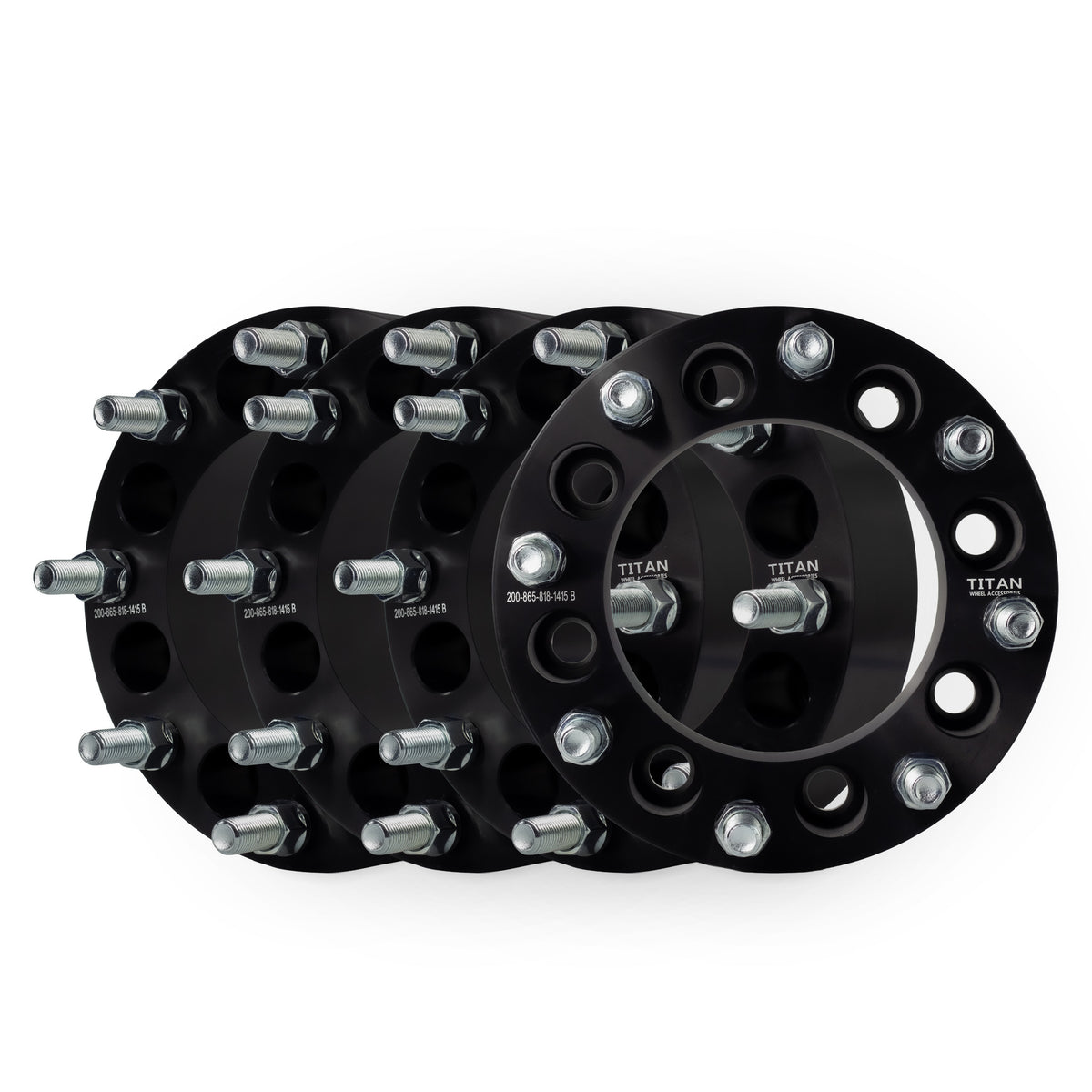 2" (50mm) 8x6.5 To 8x180 Wheel Adapters for Chevy Express 2500 3500 Silverado 1500 2500 3500 Suburban 2500 — set of 4