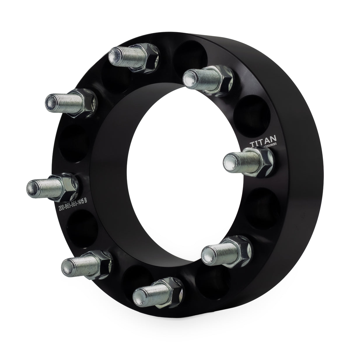 2" (50mm) Wheel Spacers for Chevy 2500 HD Silverado Avalanche Express Van C K 3500 Suburban — front three-quarter view
