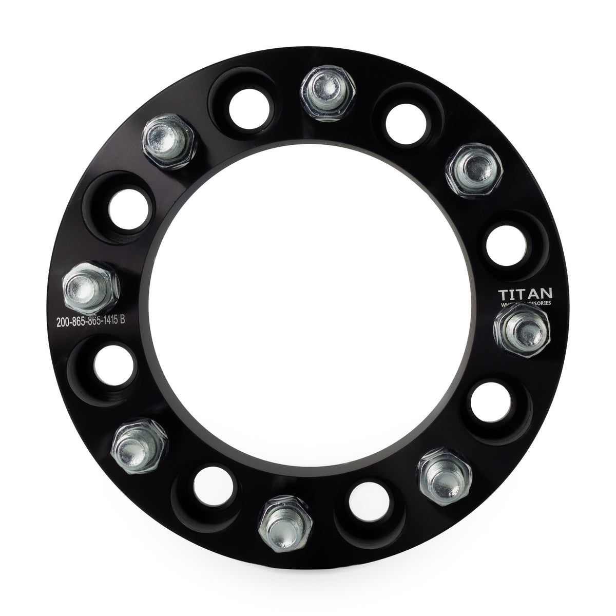 2" (50mm) Wheel Spacers for Ram 2500 3500 2012 and Newer Trucks | 8x6.5 | 14x1.5 Studs — front view