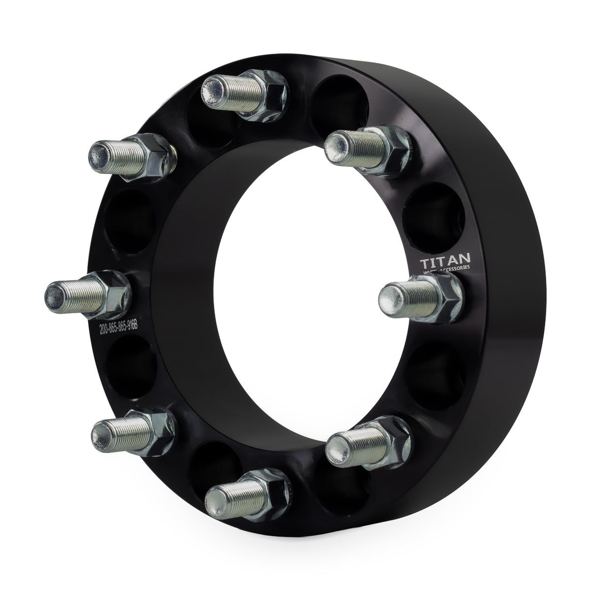 2" (50mm) Wheel Spacers for Dodge Ram 2500 3500 | 8x6.5 | 9/16 Studs — front three-quarter view