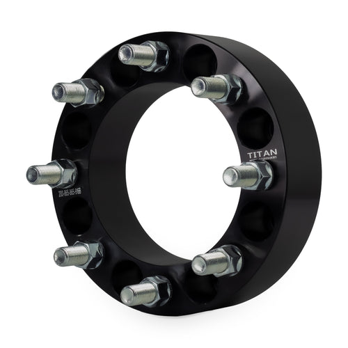 2" (50mm) Wheel Spacers for Dodge Ram 2500 3500 | 8x6.5 | 9/16 Studs — front three-quarter view