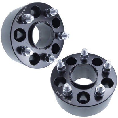 2.5" Wheel Spacers for Camaro Corvette S10 Blazer GMC Sonoma S15 | 5x4.75 (5x120) | 70.5 Hubcentric |12x1.5 Studs |
