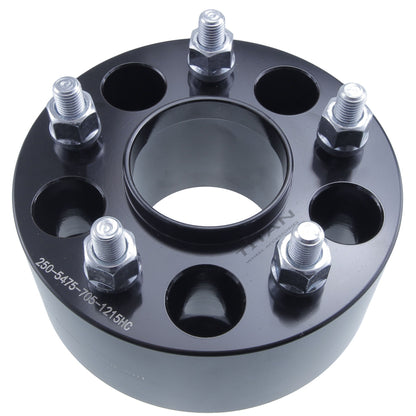 2.5" Wheel Spacers for Camaro Corvette S10 Blazer GMC Sonoma S15 | 5x4.75 (5x120) | 70.5 Hubcentric |12x1.5 Studs |