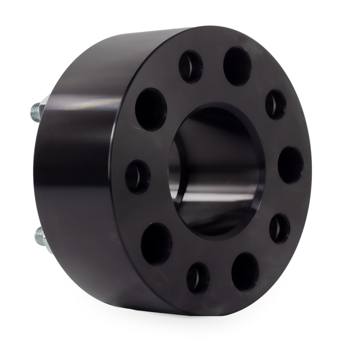 2.5" Wheel Spacers for Camaro Corvette S10 Blazer GMC Sonoma S15 | 5x4.75 (5x120) | 70.5 Hubcentric — rear three-quarter view