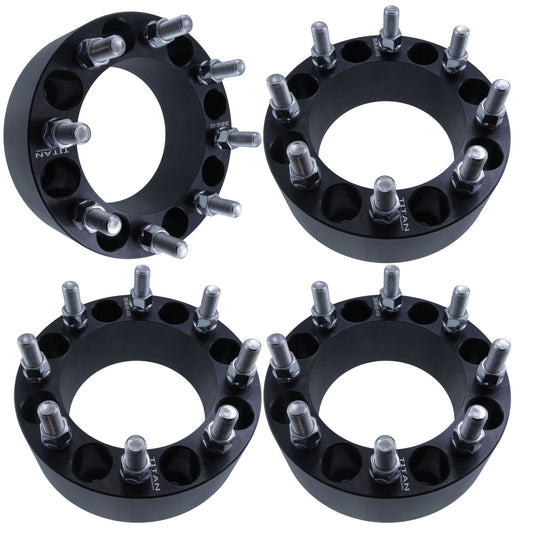 3" (75mm) Wheel Spacers for Chevy Silverado 2500 3500  | 8x6.5 | 14x1.5 Studs |