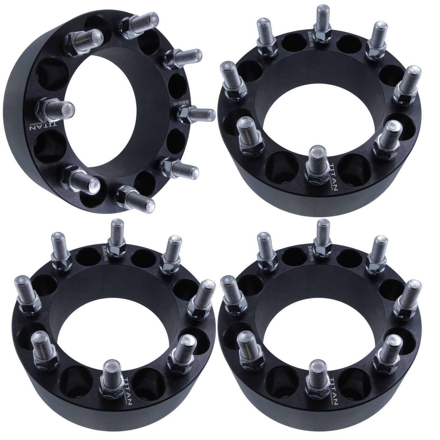 3" (75mm) Wheel Spacers for GMC Sierra 2500 3500 | 8x6.5 | 14x1.5 Studs |