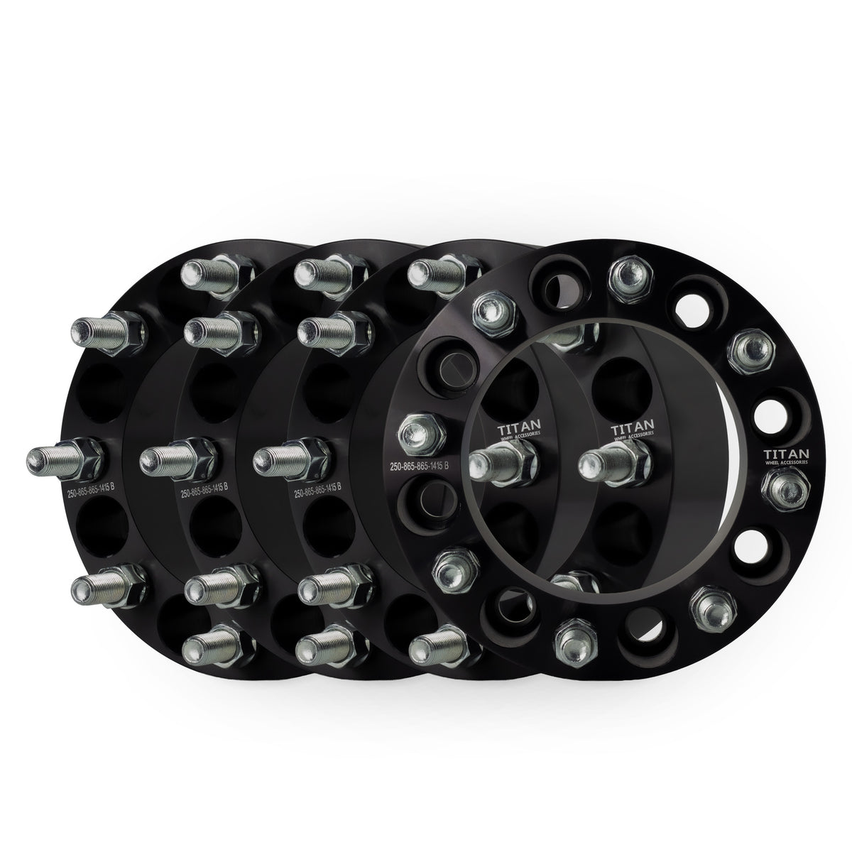2.5" Wheel Spacers for Chevy Silverado 2500 3500 Express | 8x6.5 | 14x1.5 Studs — set of 4