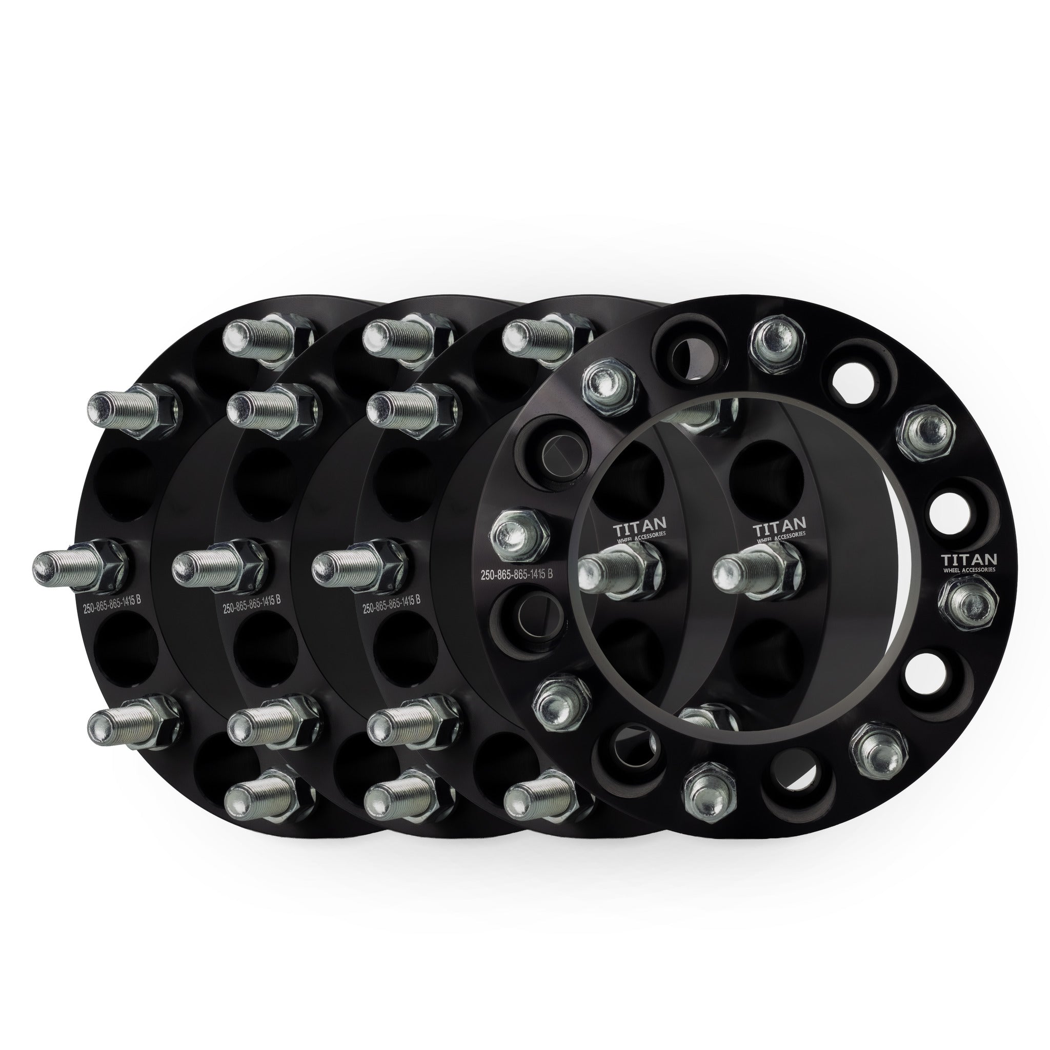 2.5 Inch Wheel Spacers for Nissan NV Ram 2500 3500 | 8x6.5 | Titan