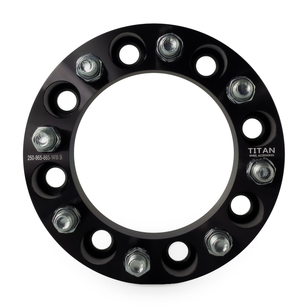 2.5" Wheel Spacers for Chevy Silverado 2500 3500 Express | 8x6.5 | 14x1.5 Studs — front view