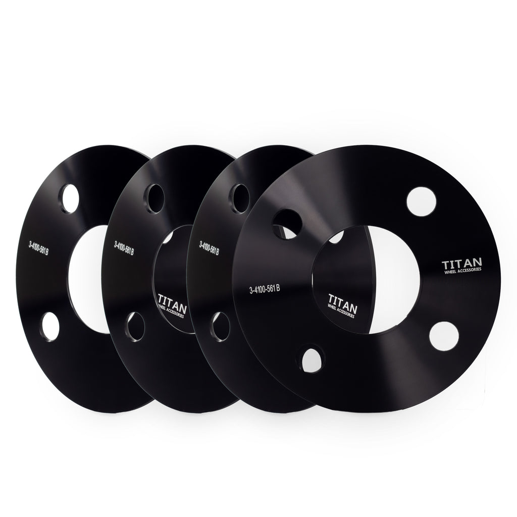 3mm Wheel Spacers for BMW Audi VW 4 Lug | 4x100 | 57.1 Hubcentric — set of 4