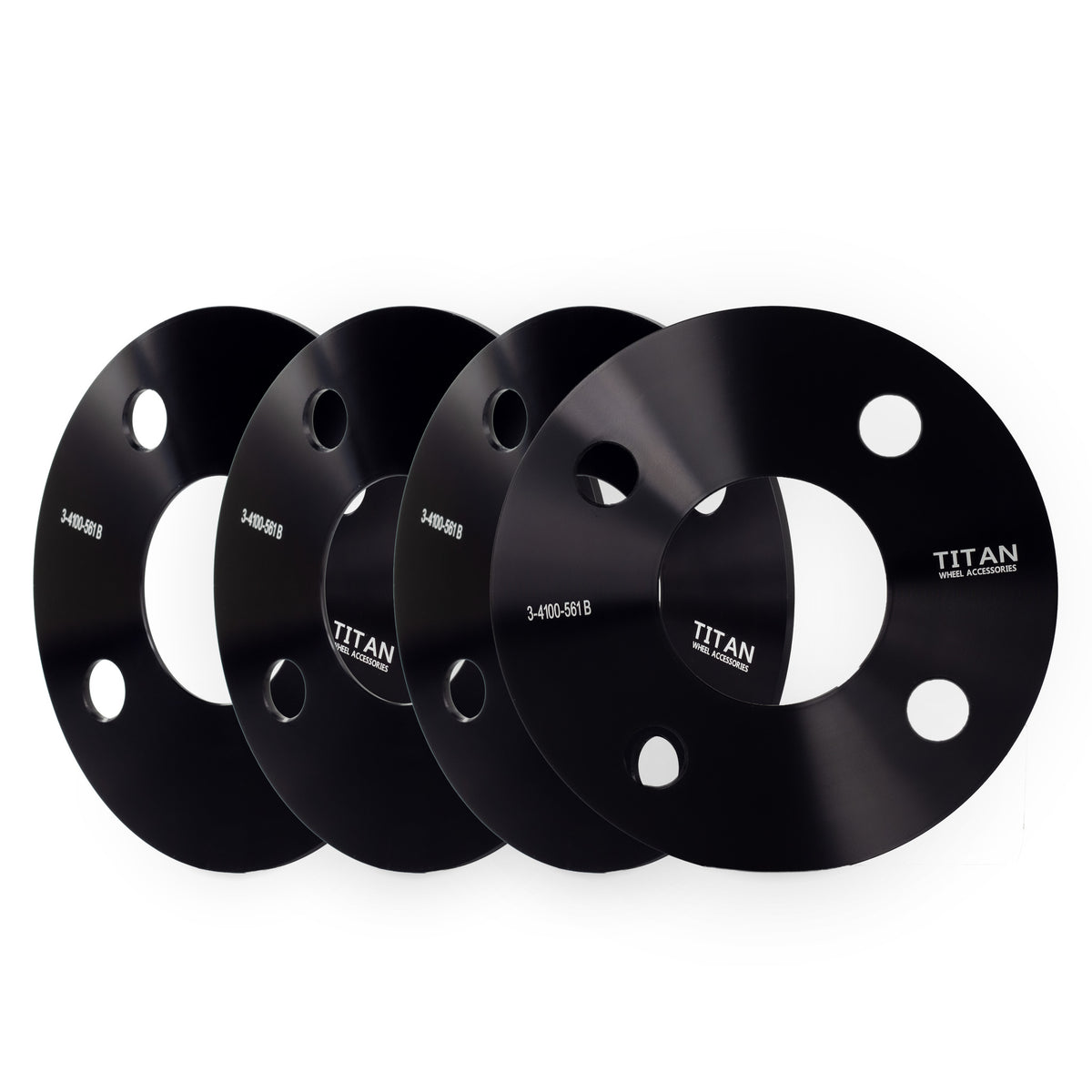 3mm Wheel Spacers for BMW Audi VW 4 Lug | 4x100 | 57.1 Hubcentric — set of 4