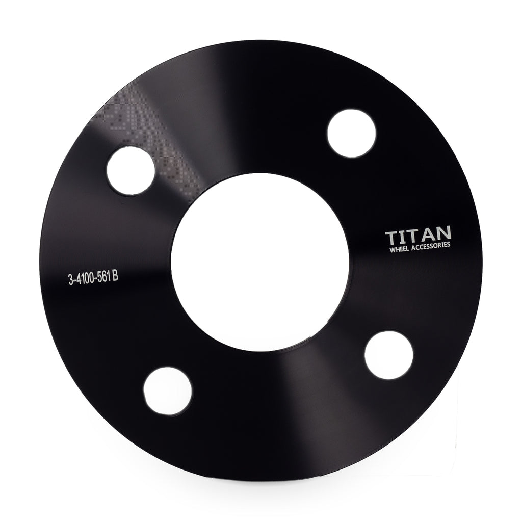 3mm Wheel Spacers for BMW Audi VW 4 Lug | 4x100 | 57.1 Hubcentric — front view