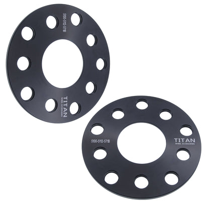 Separadores de rueda de 3 mm para VW Audi 5 Lug | Perforación doble 5x100 y 5x112 | 57.1 Hubcéntrico |