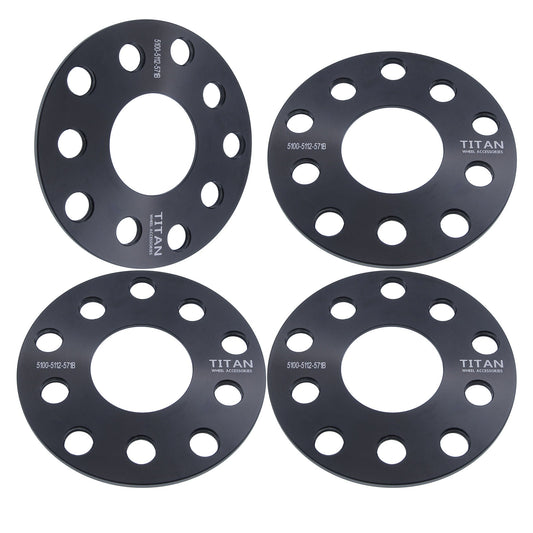 3mm Wheel Spacers for VW Audi 5 Lug | Dual Drilled 5x100 and 5x112 | 57.1 Hubcentric |