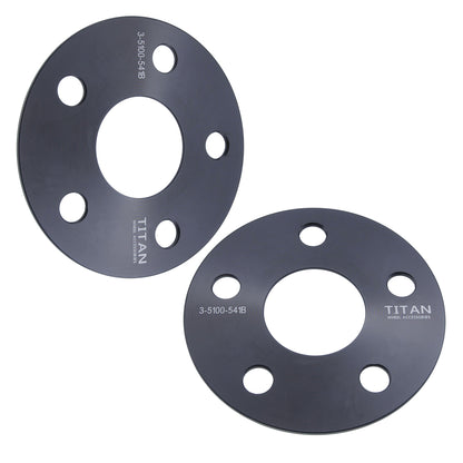 Espaciadores de rueda de 3 mm para Lexus CT200 Scion tC xD Toyota Corolla | 5x100 | 57.1 Hubcéntrico |