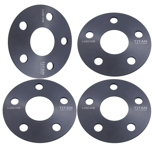 3mm Wheel Spacers for Lexus CT200 Scion tC xD Toyota Corolla | 5x100 | 57.1 Hubcentric |