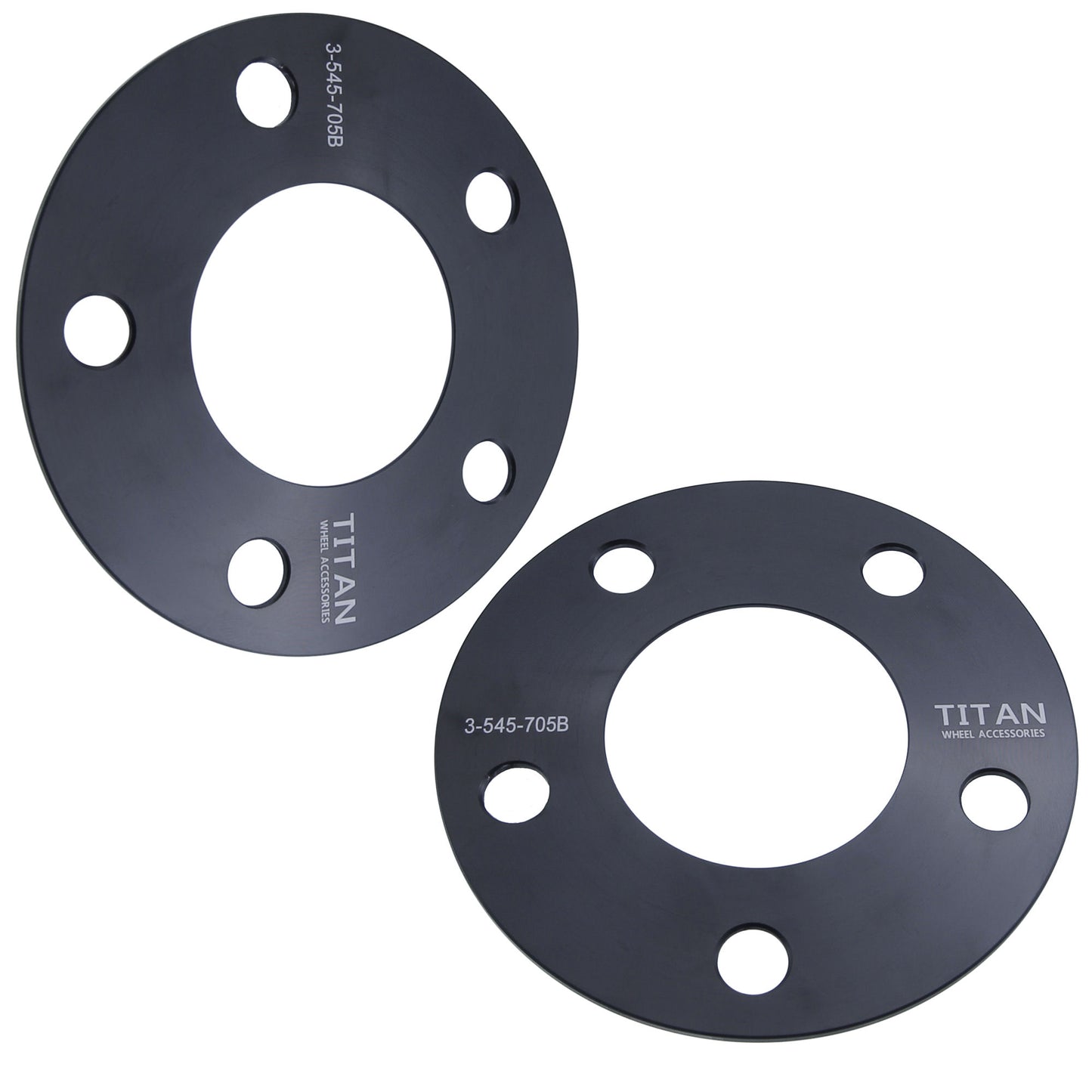 Titan Wheel Accessories | 3mm Titan Wheel Spacers for Ford Mustang Ranger Explorer Edge | 5x114.3 (5x4.5) | 70.5 Hubcentric | | 5 Lug Hubcentric Wheel Spacers