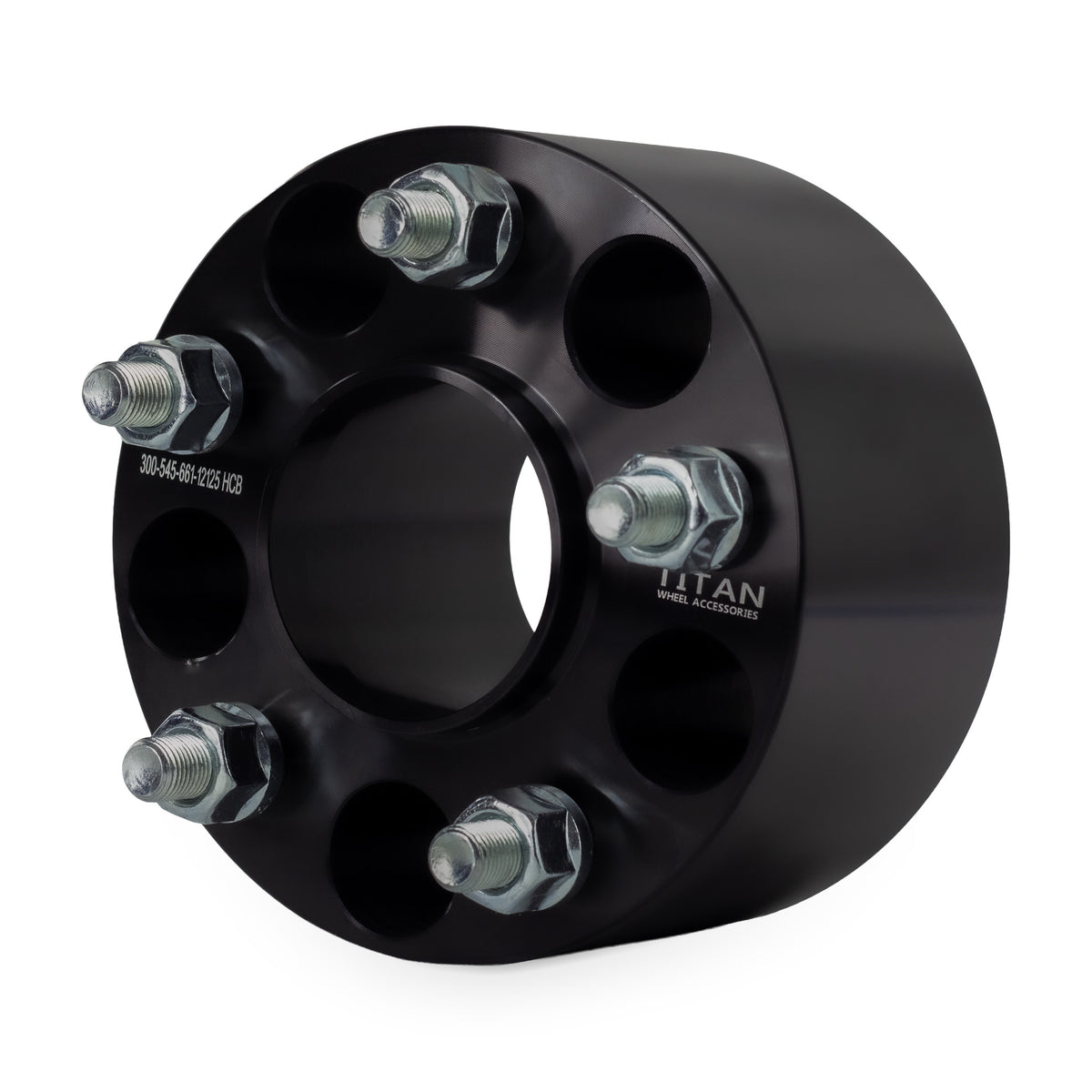 75mm (3") Wheel Spacers for Nissan Altima Maxima 350z 370z Infiniti G35 G37 Q50 | 5x114.3 (5x4.5) — front three-quarter view
