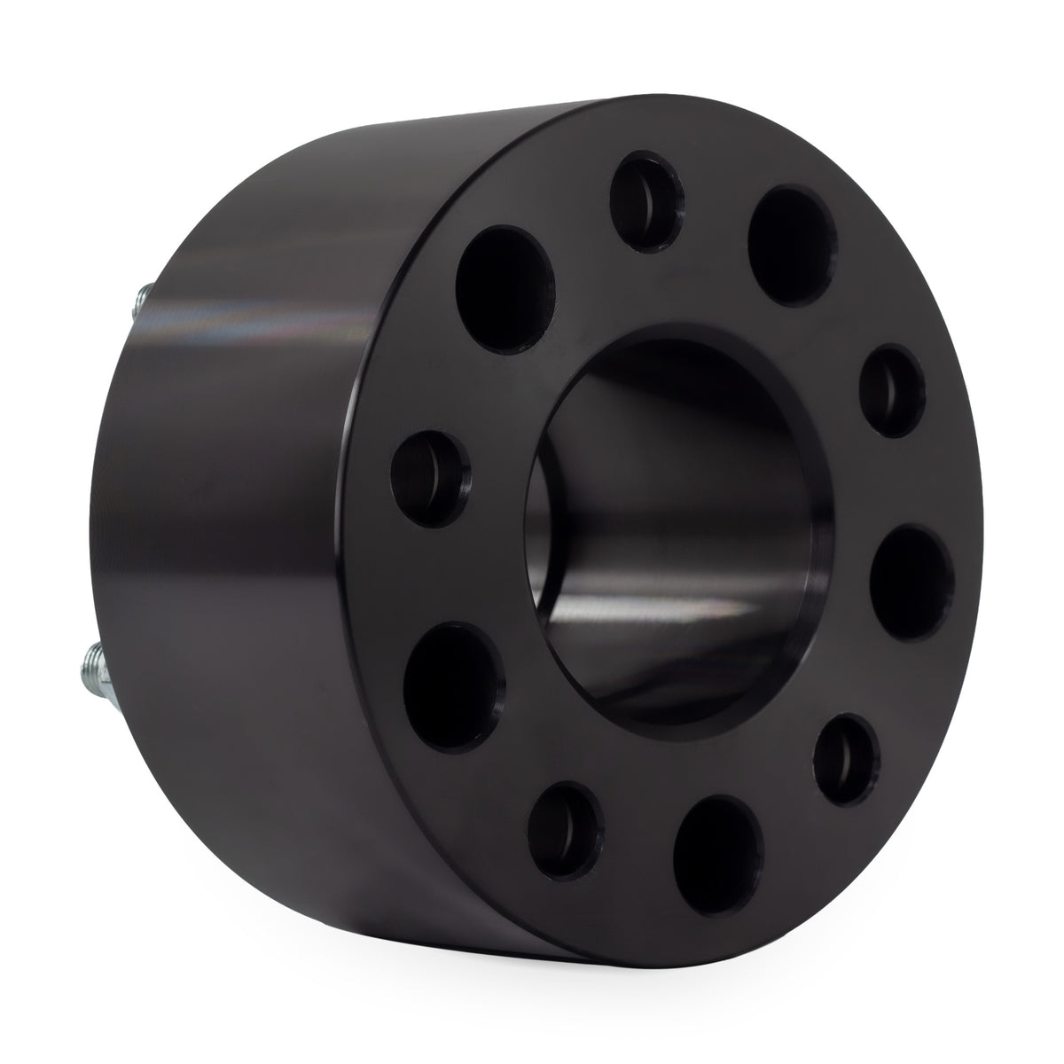 3" (75mm) Wheel Spacers for Chevy Camaro Corvette S10 Blazer GMC Sonoma S15 | 5x4.75 (5x120) — rear three-quarter view