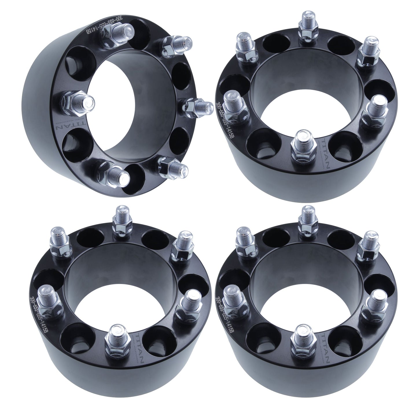 3" Wheel Spacers for Chevy Silverado | 6x5.5 | 14x1.5 Studs |