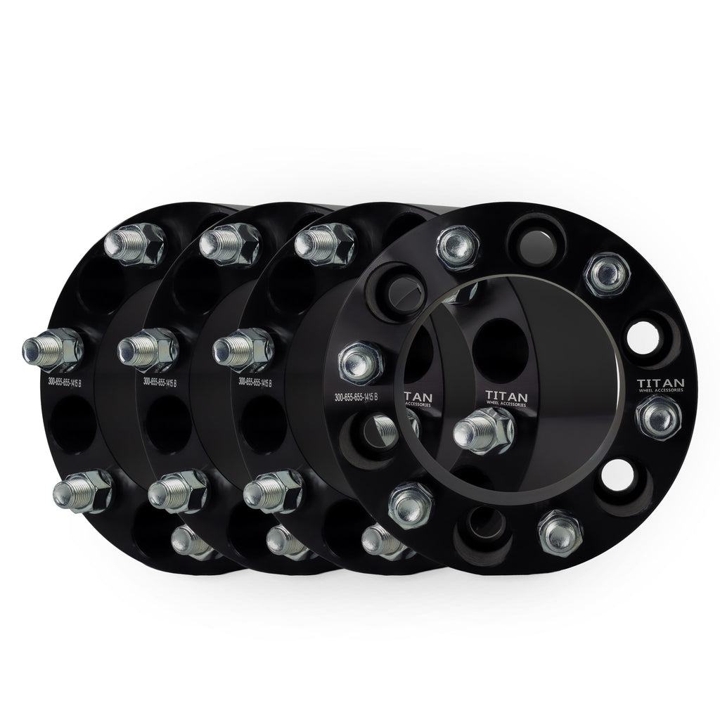 3" Wheel Spacers for Chevy Silverado | 6x5.5 | 14x1.5 Studs — set of 4
