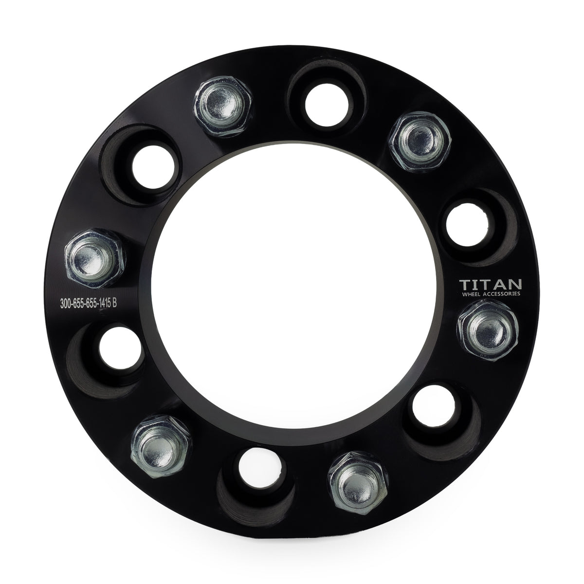 3" Wheel Spacers for Chevy Silverado | 6x5.5 | 14x1.5 Studs — front view