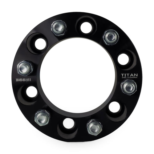 3" Wheel Spacers for Chevy Silverado | 6x5.5 | 14x1.5 Studs — front view