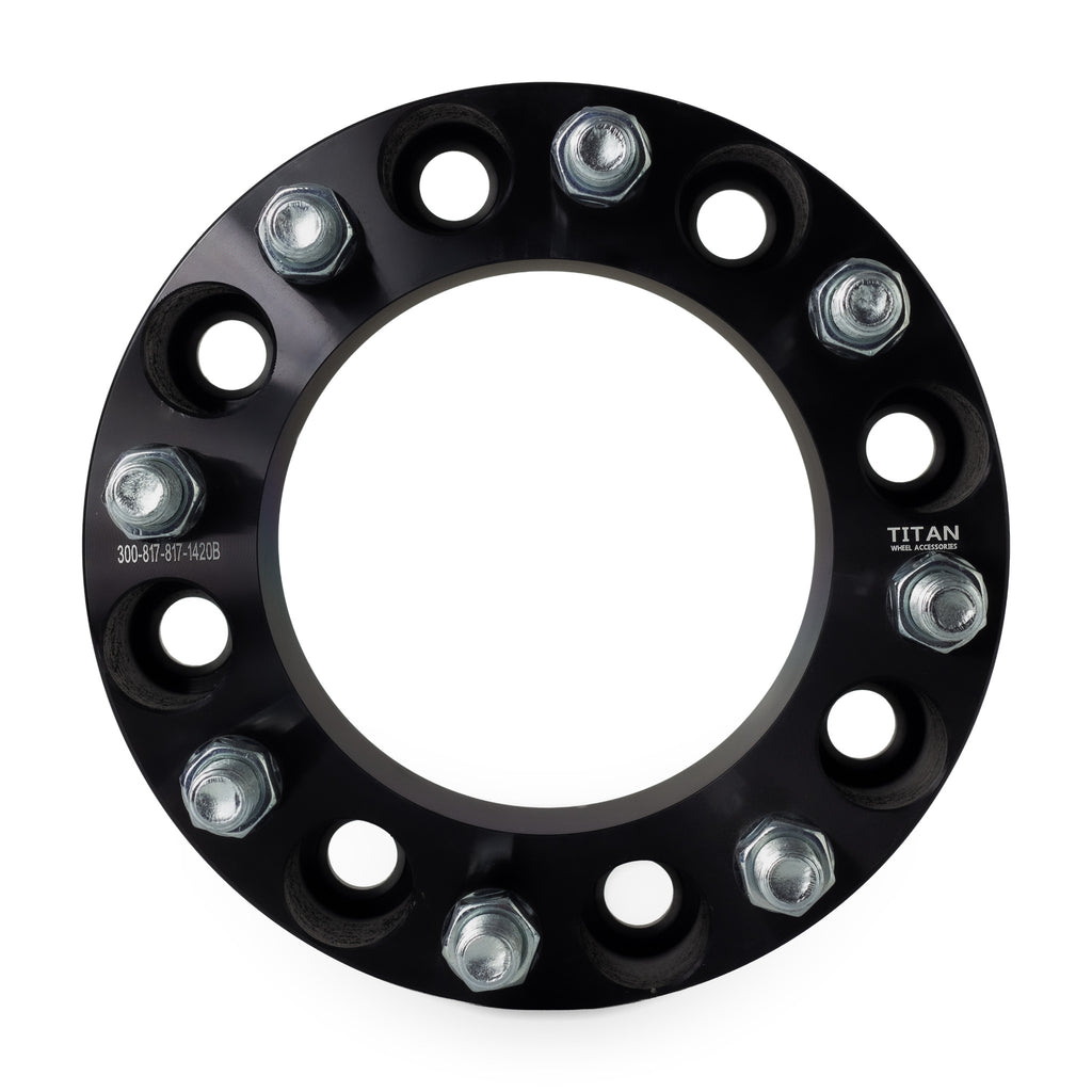 3" (75mm) Wheel Spacers for Ford F250 F350 Super Duty Excursion | 8x170 | 14x2 Studs — front view