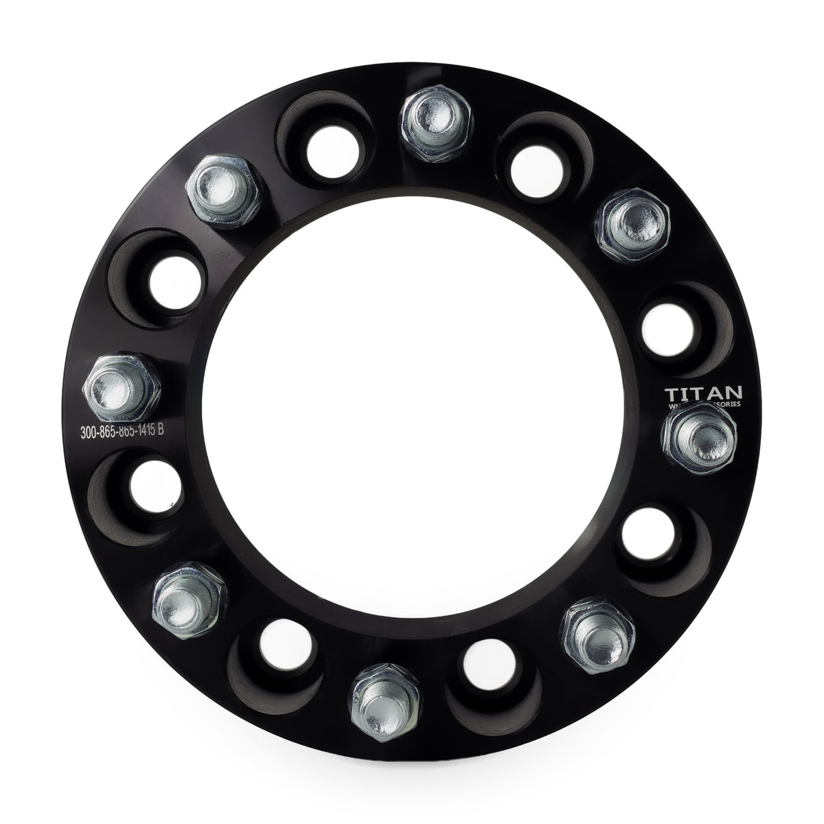 3" (75mm) Wheel Spacers for GMC Sierra 2500 3500 | 8x6.5 | 14x1.5 Studs — front view