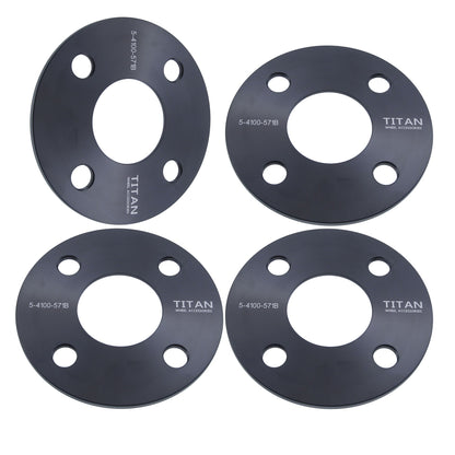 5mm Wheel Spacers for BMW Audi VW 4 Lug | 4x100 | 57.1 Hubcentric |